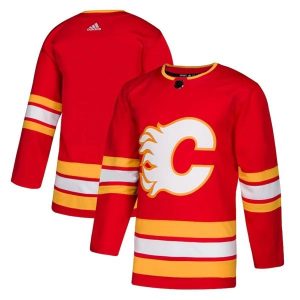 Herren Calgary Flames Eishockey Trikot Blank 2018-19 Rot Authentic